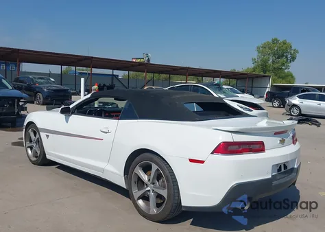 2015 Chevrolet Camaro 2Ss из США, поврежденный, VIN 2G1FK3DJ0F9222280